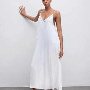 SHEIN MAJA Cami Beach Seashell Dress